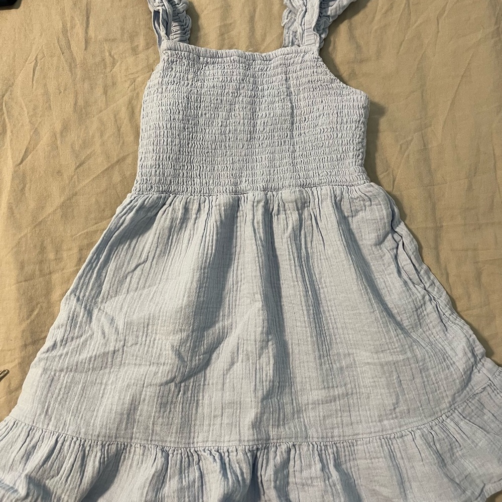 Cat & Jack Light Blue Casual Kids Dress